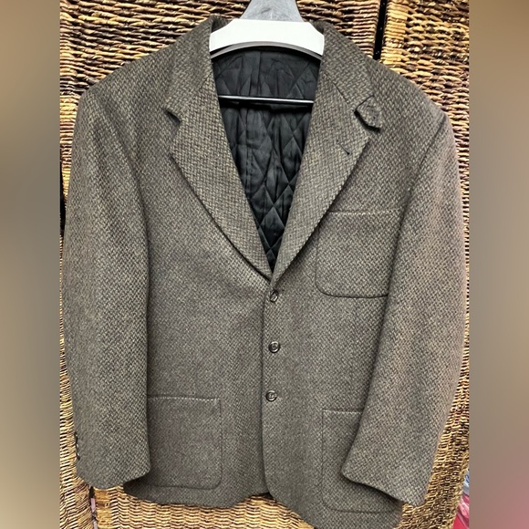 L.L.‎ Bean Vibtage Men's Herringbone Brown/ Multi color Blazer Reg/Medium fit
